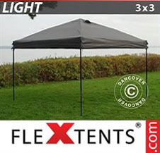 Pop up Canopy FleXtents Light 3x3 m Grey