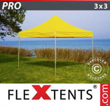 Pop up Canopy FleXtents PRO 3x3 m Yellow