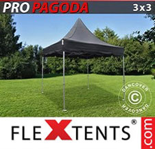 Pop up Canopy FleXtents PRO 3x3 m Black