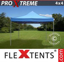 Pop up Canopy FleXtents Pro Xtreme 4x4 m Blue
