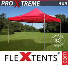 Pop up Canopy FleXtents Pro Xtreme 4x4 m Red