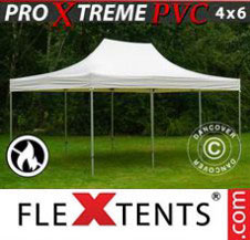 Pop up Canopy FleXtents Pro Xtreme Heavy Duty 4x6 m, White