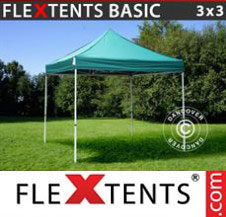 Pop up Canopy FleXtents Basic 3x3 m Green