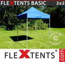 Pop up Canopy FleXtents Basic 2x2 m Blue