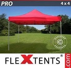 Pop up Canopy FleXtents PRO 4x4 m Red