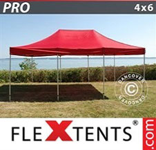 Pop up Canopy FleXtents PRO 4x6 m Red