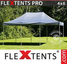Pop up Canopy FleXtents PRO 4x6 m Grey