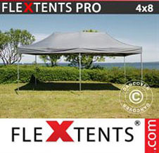 Pop up Canopy FleXtents PRO 4x8 m Grey