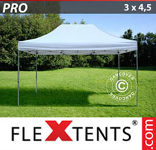 Pop up Canopy FleXtents PRO 3x4.5 m White
