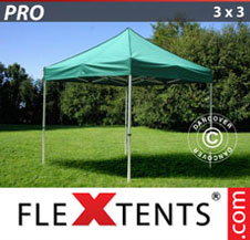 Pop up Canopy FleXtents PRO 3x3 m Green