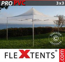 Pop up Canopy FleXtents PRO 3x3 m Clear