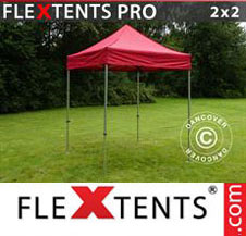Pop up Canopy FleXtents PRO 2x2 m Red