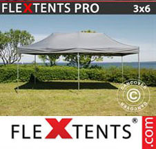 Pop up Canopy FleXtents PRO 3x6 m Grey