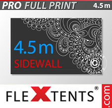 Pop up Canopies FleXtents PRO with full digital print 4.5 m for FleXtents PRO