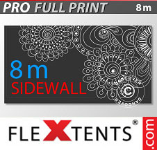 Pop up Canopies FleXtents PRO with full digital print 8 m for FleXtents PRO