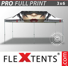 Pop up Canopies FleXtents PRO with full digital print 3x6 m