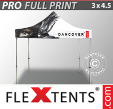 Pop up Canopies FleXtents PRO with full digital print 3x4.5 m